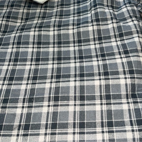 Wrangler GRAY black Plaid quilted HOODIE button shirt JACKET men’s L Pockets NEW - Picture 13 of 14